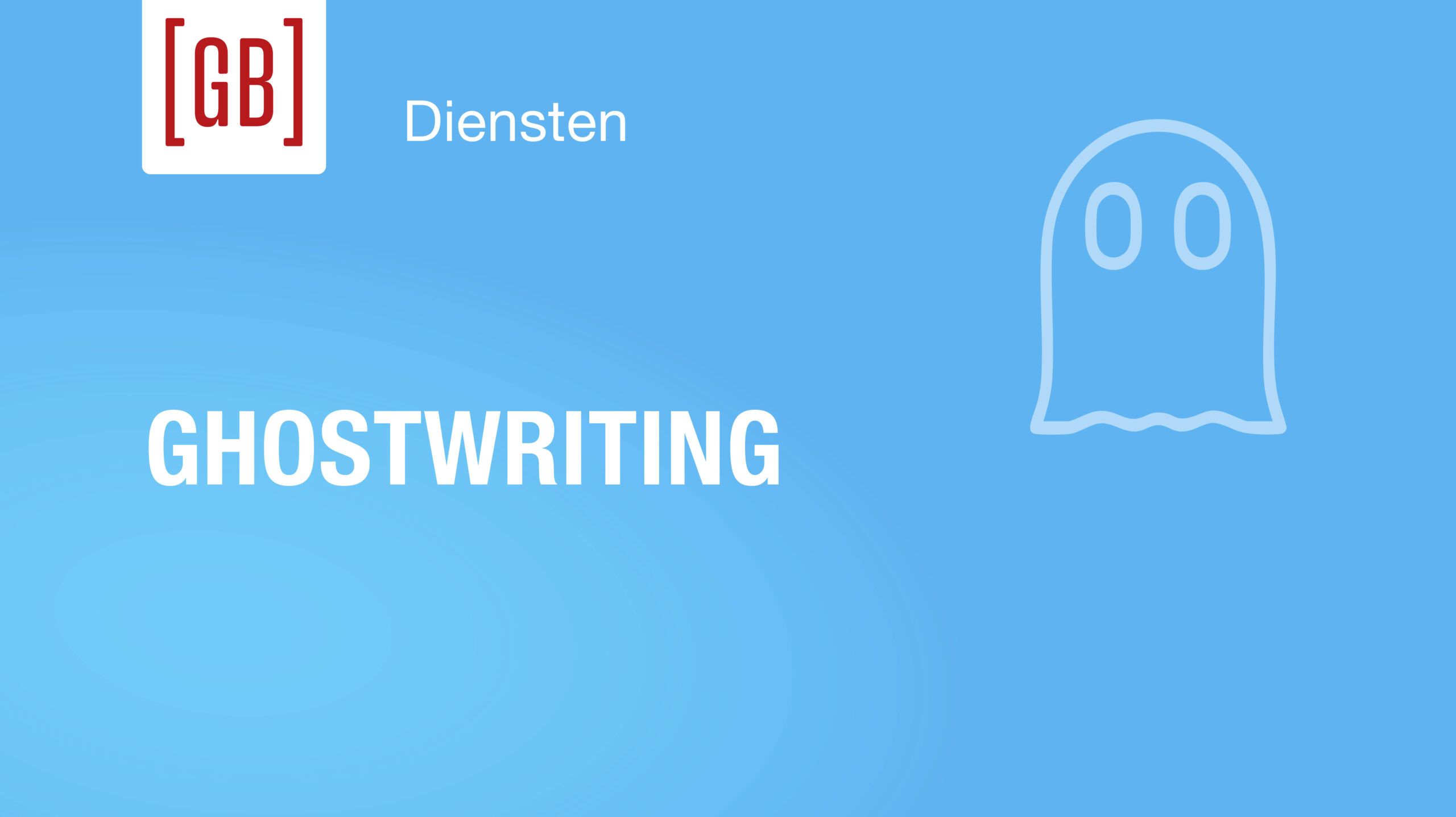 Diensten - ghostwriting