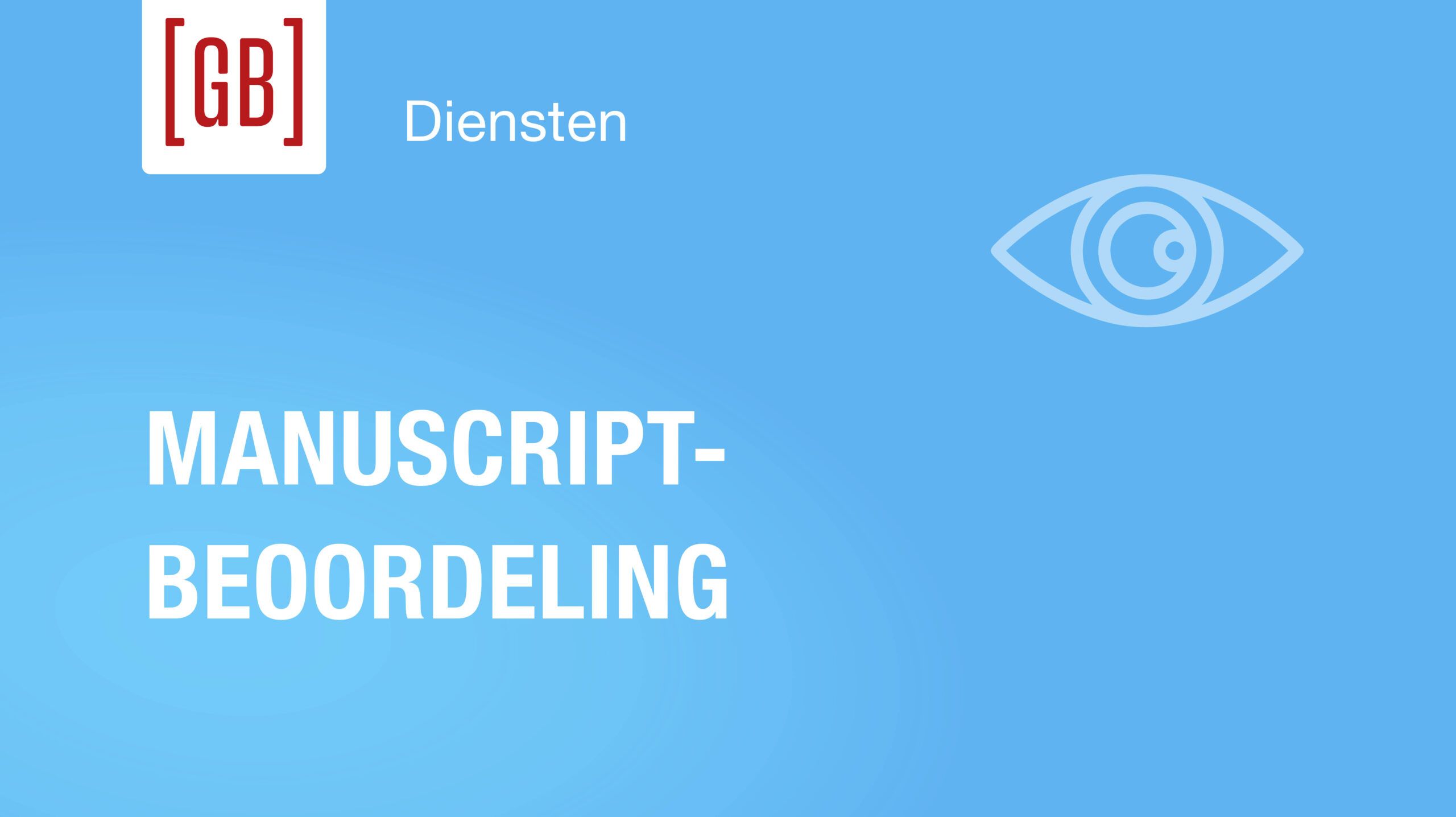 Diensten - manuscriptbeoordeling